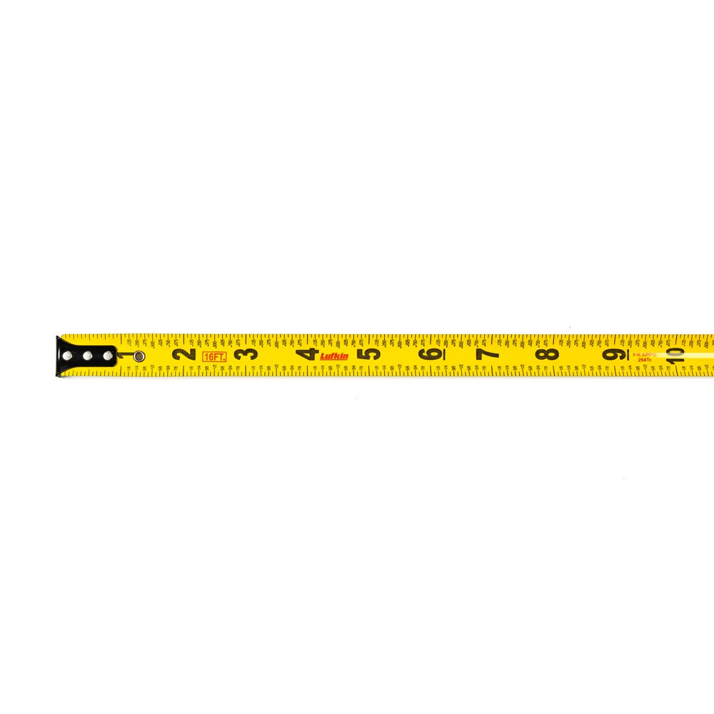 Crescent Lufkin PQR1316N 3/4" x 16' Quickread Power Return Yellow Clad Tape Measure - 2