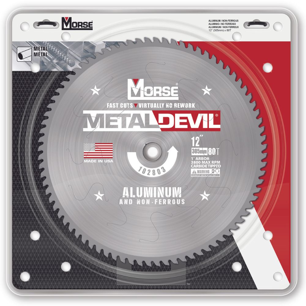 MK Morse CSM1280FNFC 12" 80T NF Circular Saw Blade - 2