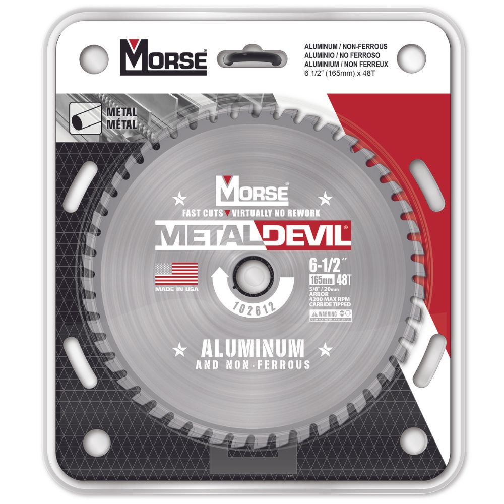 MK Morse CSM6504820FNFC 6-1/2" 48T NF 20MM Circular Saw Blade - 2