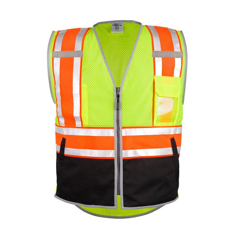 ML KISHIGO 1543-2XL Lime Class 2 Safety Vest -2XL
