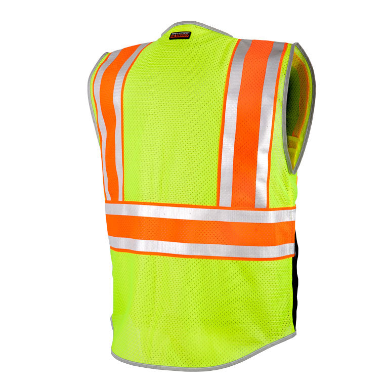 ML KISHIGO 1543-M Lime Class 2 Safety Vest - Med - 4