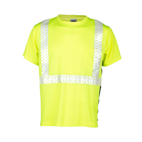 ML KISHIGO 9114-L Hi-Vis Lime T-Shirt, Class 2, Large