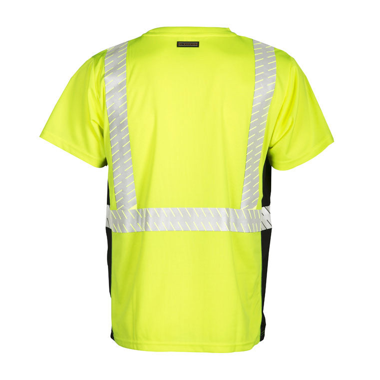 ML KISHIGO 9114 -M Hi-Vis Lime T-Shirt, Class 2, Medium - 4