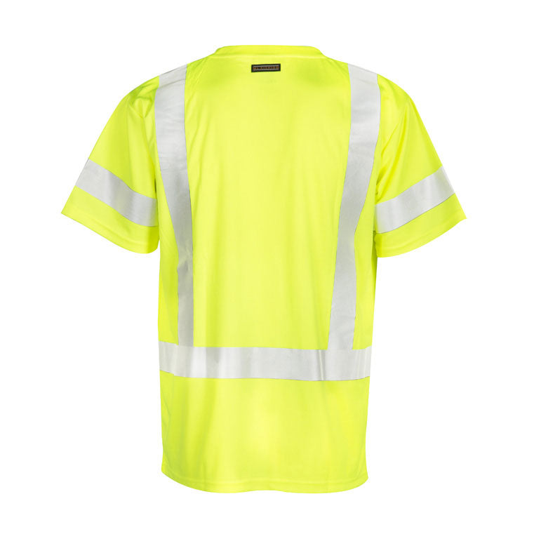 ML KISHIGO 9118-M Short Sleeve Class 3 T-Shirt Lime, Medium - 2
