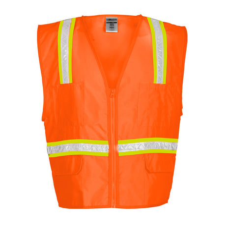 ML Kishigo 1091-3XL Orange Multi-pocket Surveyors Vest, 3XL