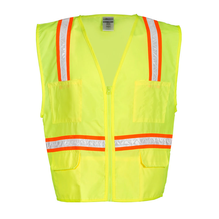 ML Kishigo 1092-L Lime Large Surveyor's Vest