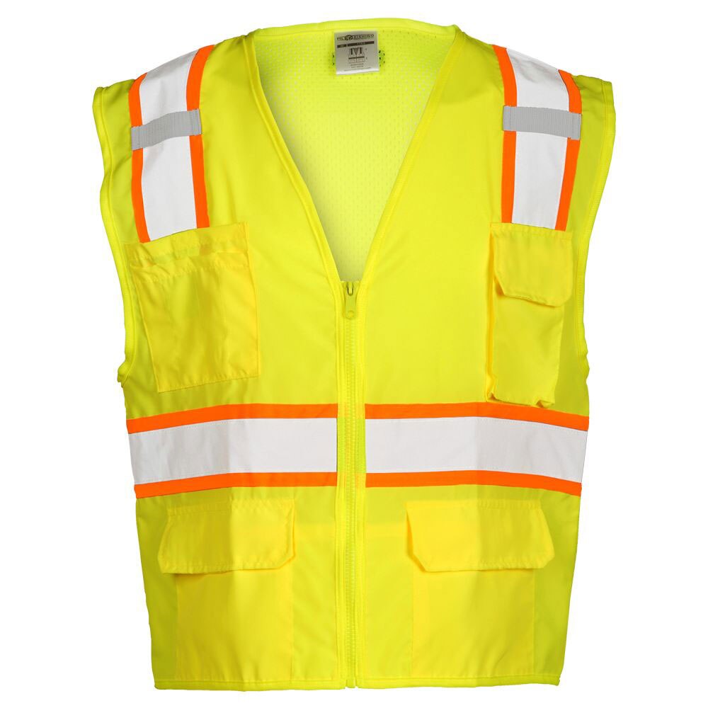 ML Kishigo 1163-3XL Lime 3X-Large Mesh Back Vest