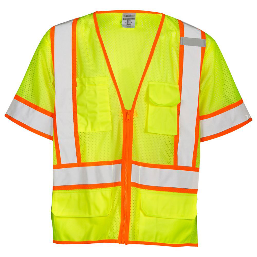 ML Kishigo 1242-XXL Vest Class 3 Lime (XXL)