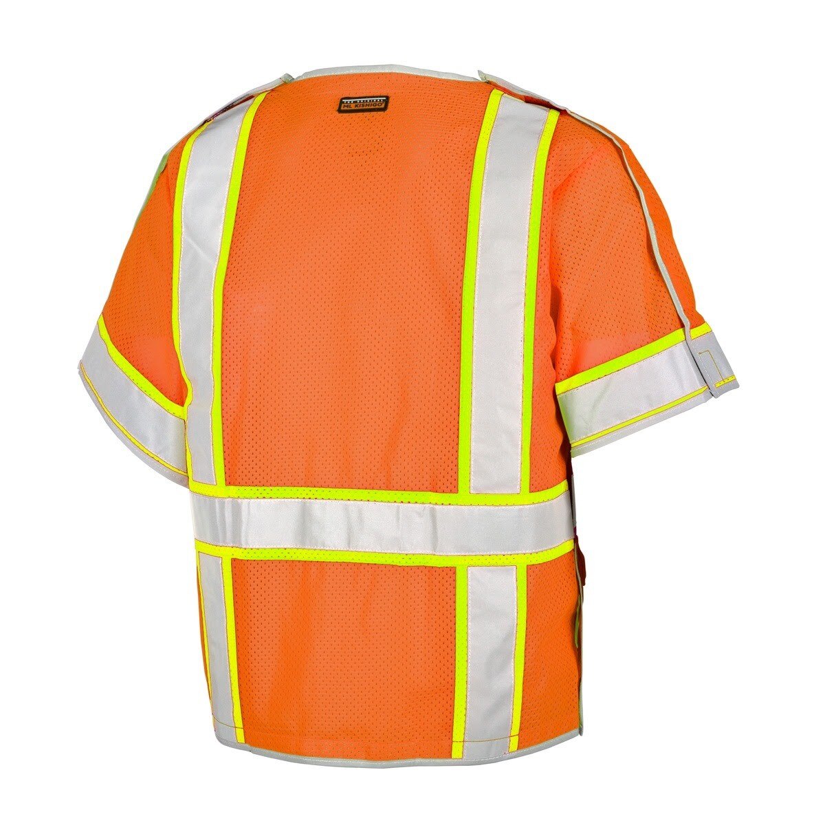 ML Kishigo 1553B-4X Premium Brilliant Series Class 3 Breakaway Safety Vest 4X Orange (Each) - 4