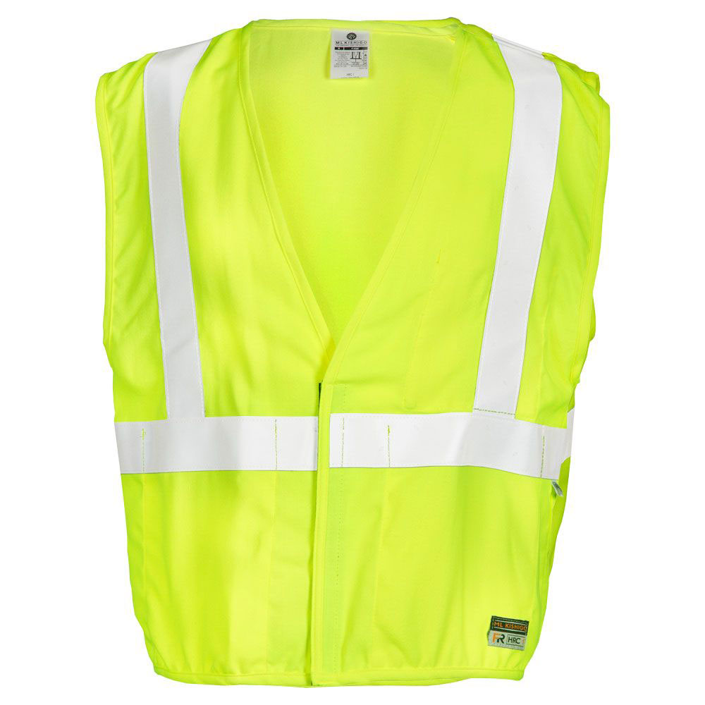 ML Kishigo F300-M Lime Economy FR CL2 Vest - Medium