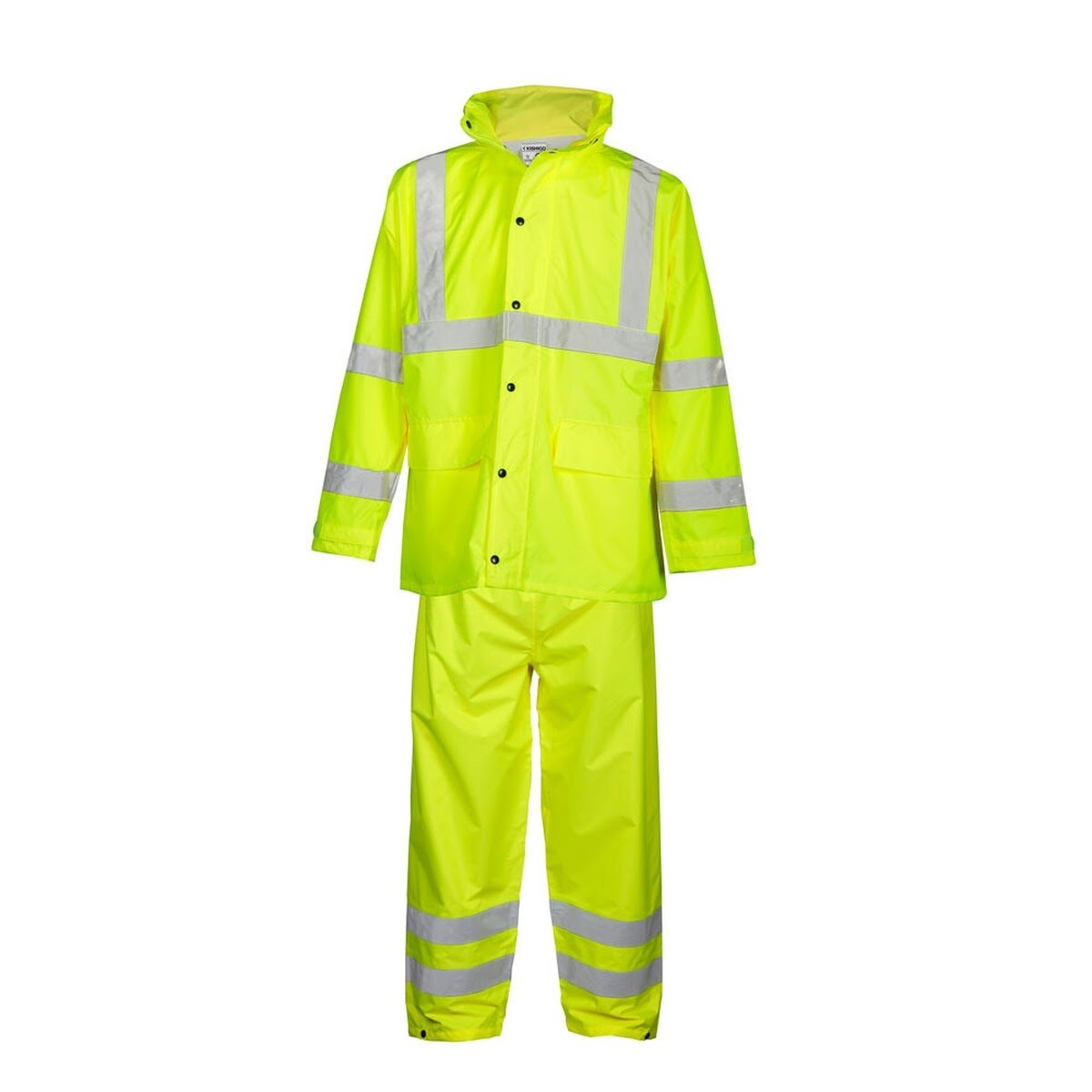 ML Kishigo RW110-L/XL Class 3 Economy Series Lime Rainsuit L - XL
