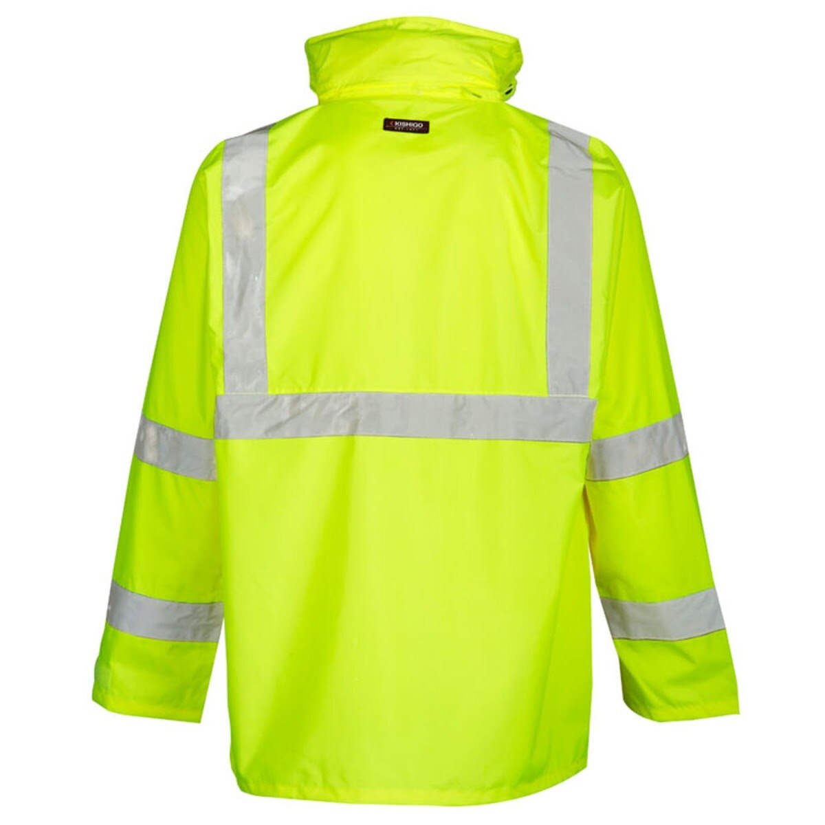 ML Kishigo RW110-L/XL Class 3 Economy Series Lime Rainsuit L - XL - 2