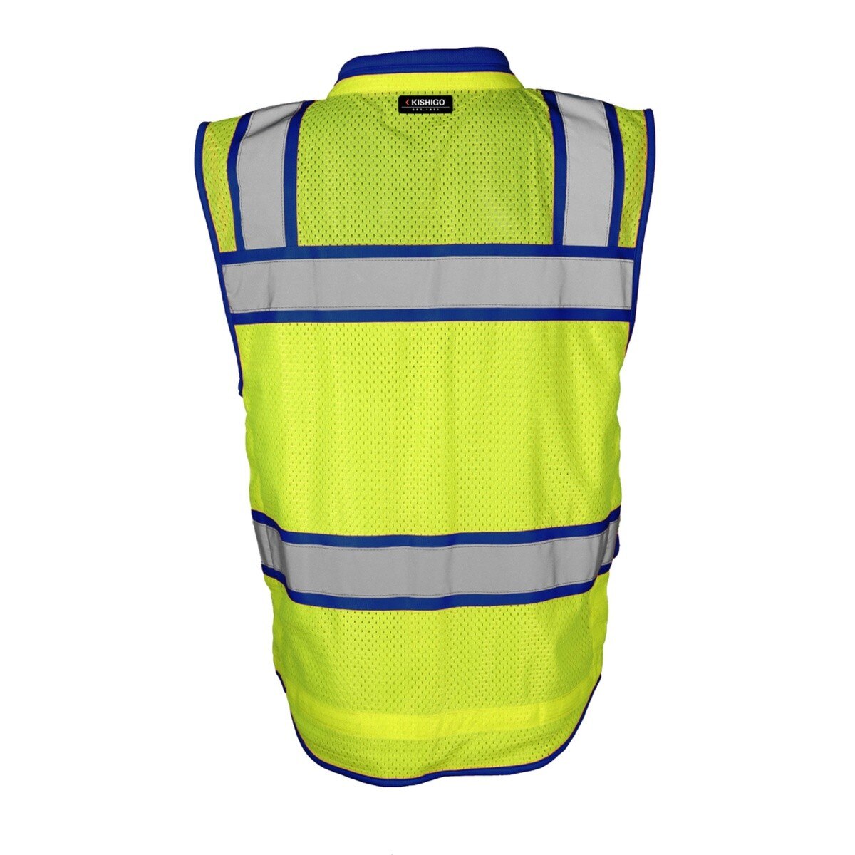 ML Kishigo S5042-5X Color Contrast Class 2 Surveyors Safety Vest Lime Blue Size 5X (1 Each) - 2