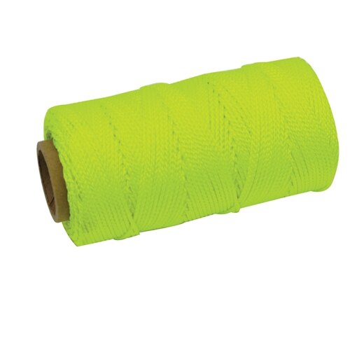 MarshallTown ML567 10202 - Twisted Nylon Mason's Line 250' Yellow, Size 18 4" Core