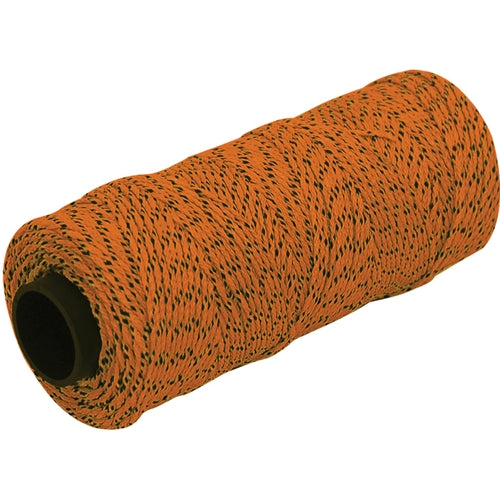 MarshallTown ML614 10265 - Bonded Mason's Line 500' Orange and Black, Size 18 6" Core