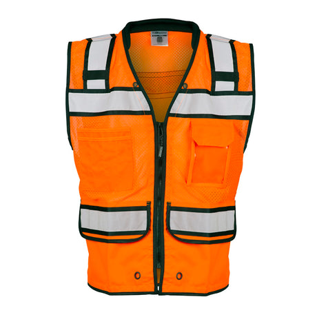 ML Kishigo S5005-M M Orange Professional Surveyors High Performance Vest