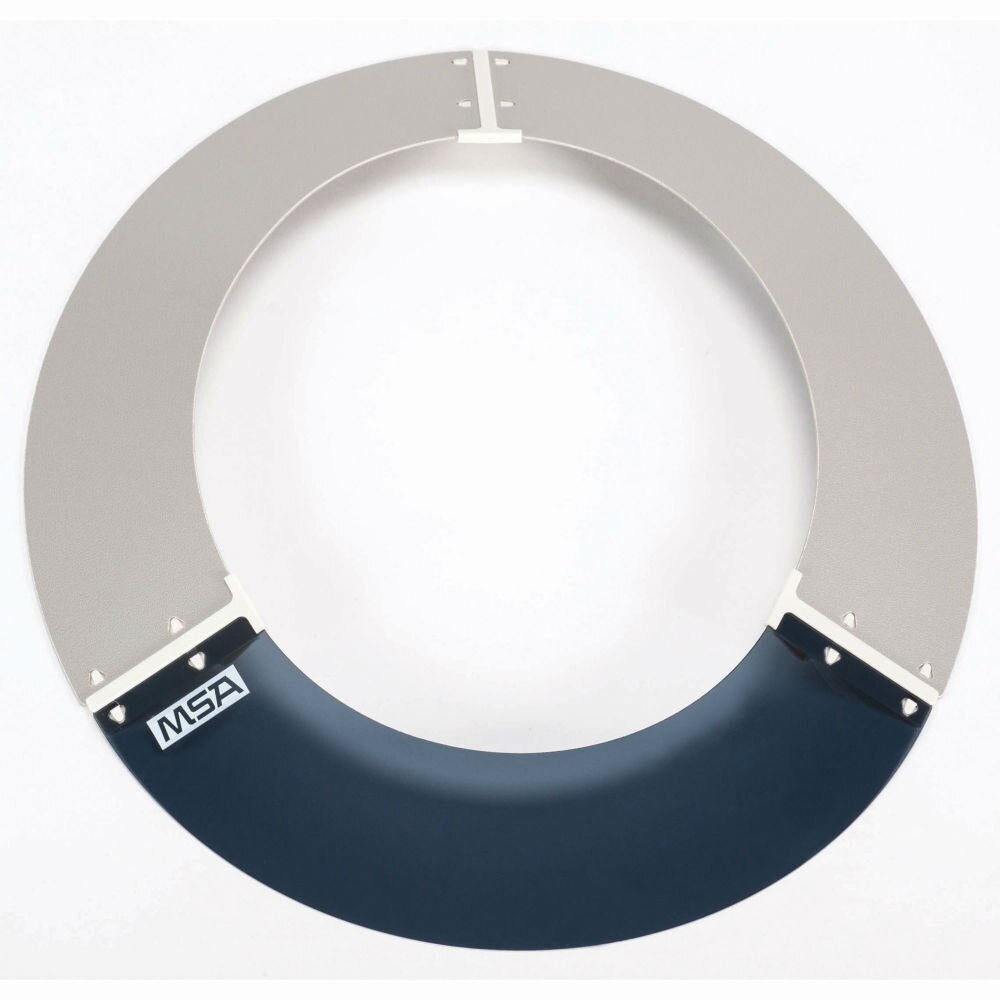 Mine Safety Appliances Company 697410 Hard Hat Sun Shield fits Full Brim Style Hats - Cool Grey fits V-Guard & E1RW - 2