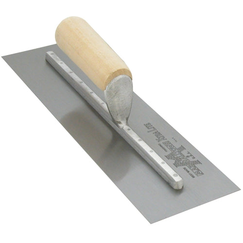 MarshallTown MX56 15269 - 12 X 3 Finishing Trowel Straight Wood Handle