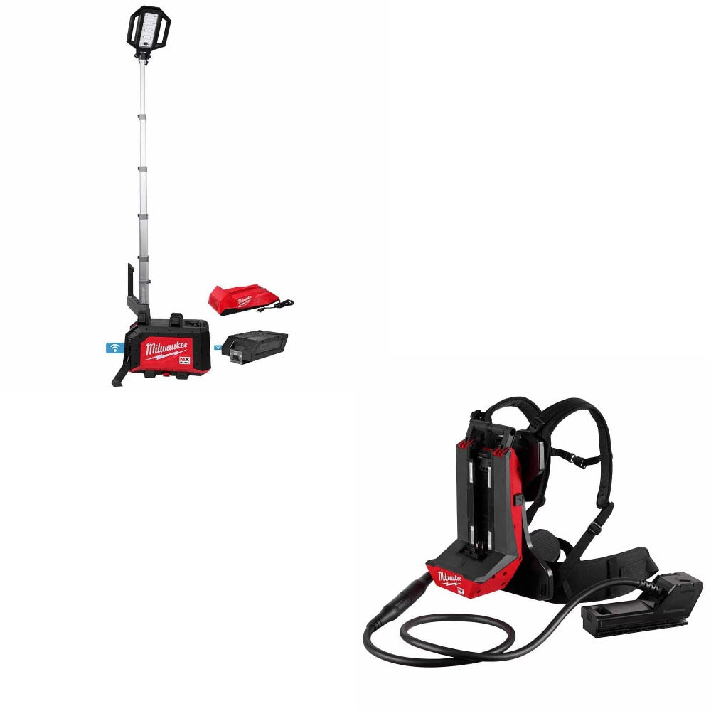 Milwaukee MXF040-1XC Tower Light Kit W/ FREE MXF010-0 Battery Extension