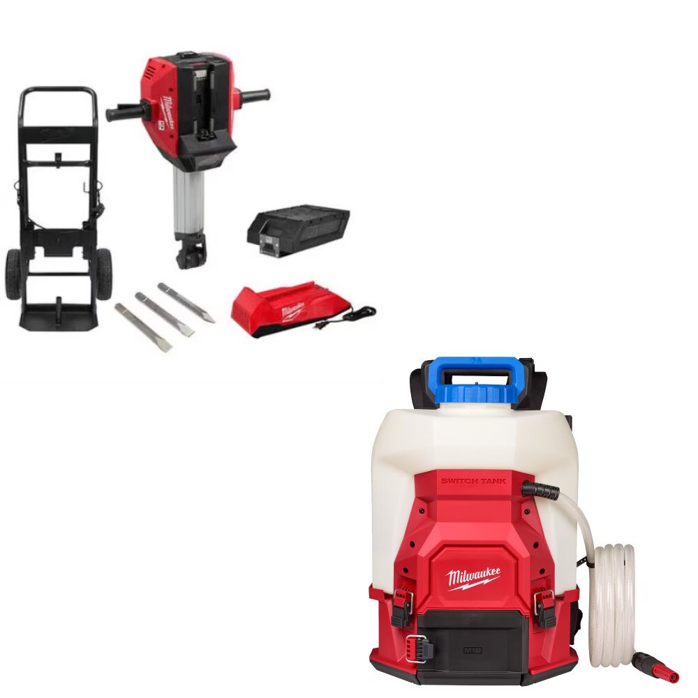 Milwaukee MXF368-1XC Breaker Hammer Kit W/ FREE 3019-21WS Water Supply