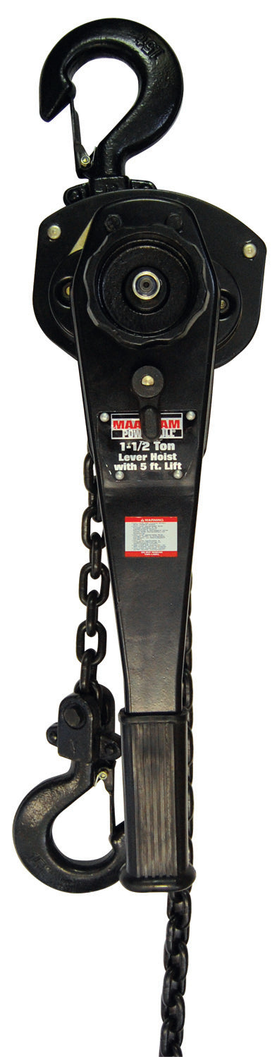 Maasdam 48610 1-1/2 Ton Lever Hoist w/5 ft. Lift