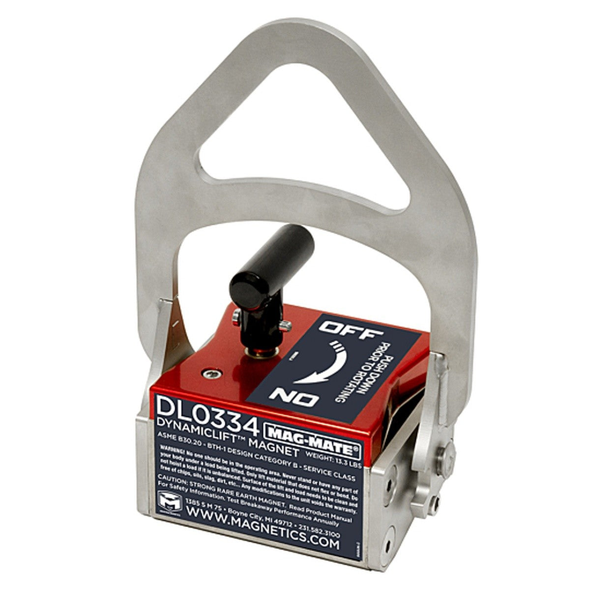 Mag-Mate DL0334 DynamicLi' Manual Li'ing Magnet 334 lb Capacity