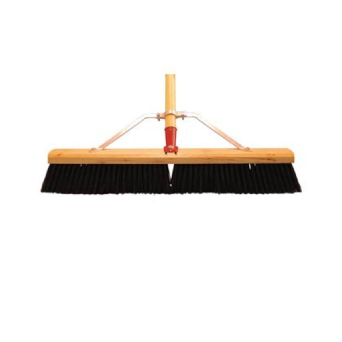 Magnolia 2224 24" Brown Plastic Garage Broom with 60 in Handle