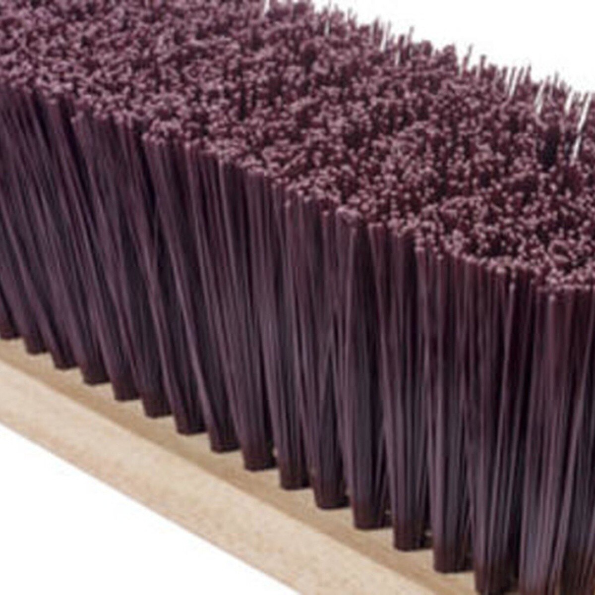 Magnolia 2224 24" Brown Plastic Garage Broom with 60 in Handle - 2