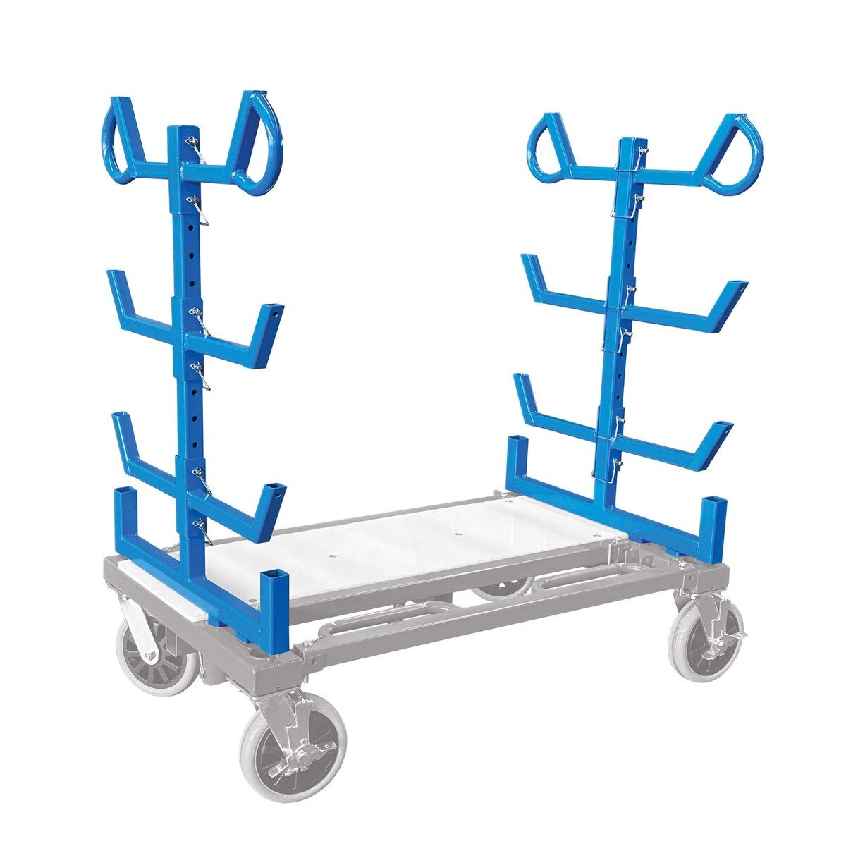 Magnum Tool DOA4X-A-PR Pipe Tree Attachment for DOA4X Transformer Cart with 3 Adjustable Trays