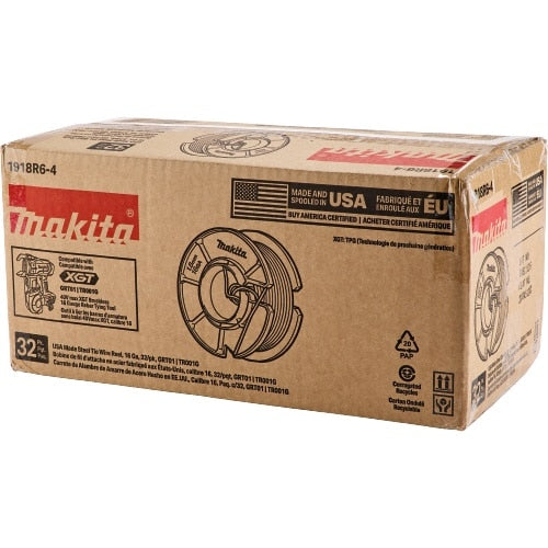 Makita 1918R6-4 USA Made 16 Gauge Steel Tie Wire Reels for GRT01 Rebar Tying Tool (32 Pack) - 3