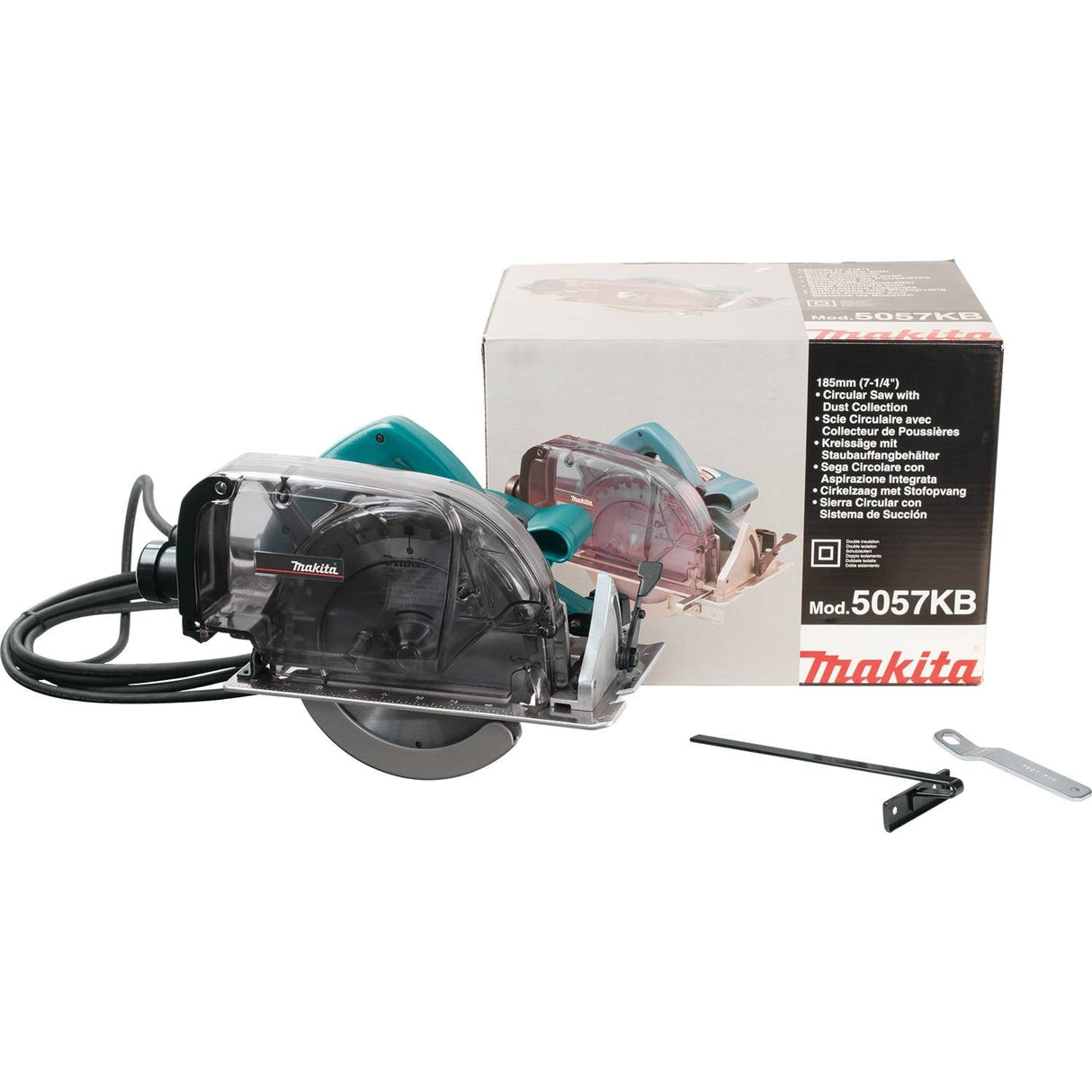Makita 5057KB 7-1/4" Circular Saw, 13 AMP, dust collector, for Fiber-Cement - 8