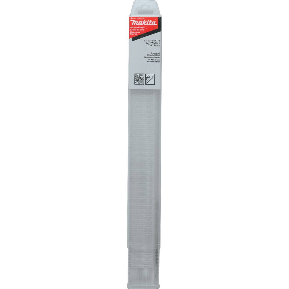 Makita 723071-A-25 12" 10/14 TPI All?Purpose Reciprocating Saw Blade, 25 pack - 3