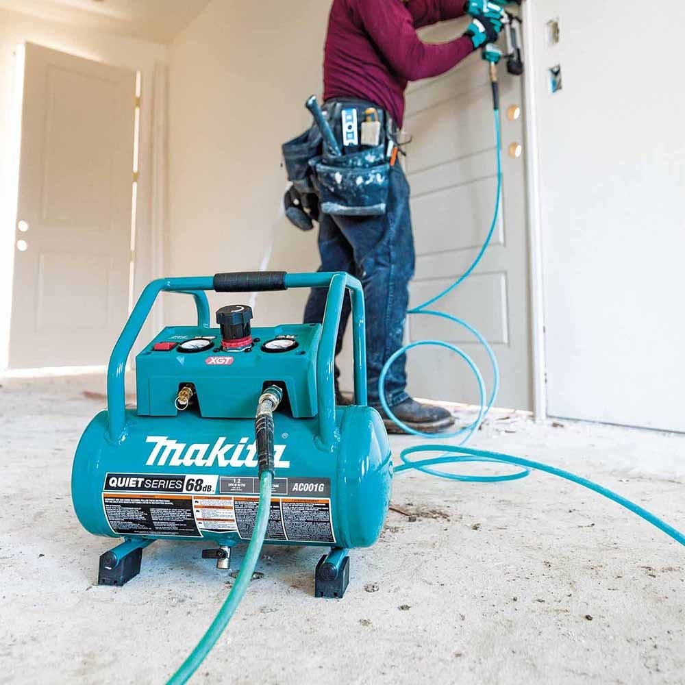 Makita AC001GZ 40V max XGT Brushless Cordless 2 Gallon Quiet Series Compressor, Tool Only - 15