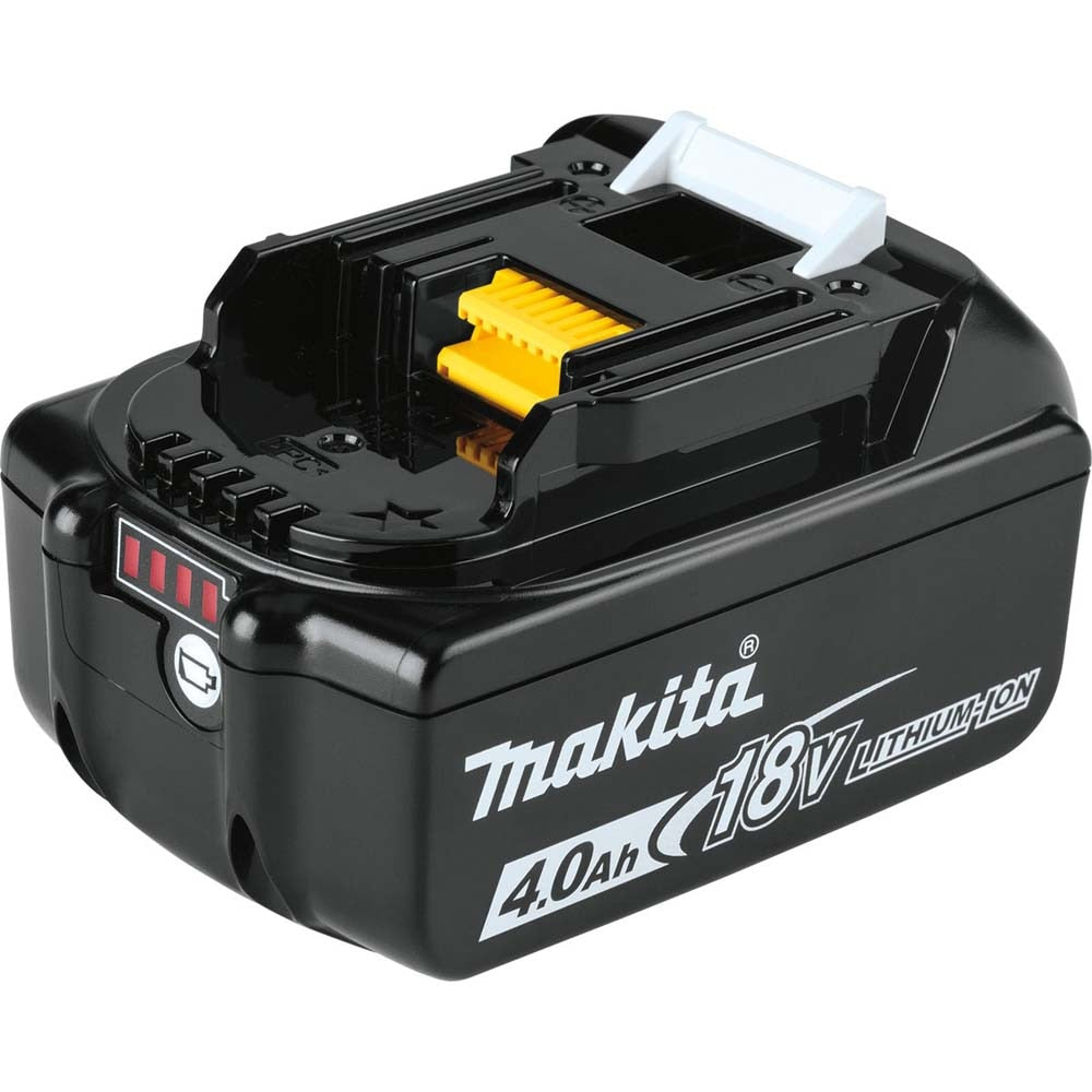 Makita BL1840BDC2X 18V LXT Lithium-Ion Battery and Rapid Optimum Charger Starter Pack (4.0Ah, 2 Batteries + Charger) - 3