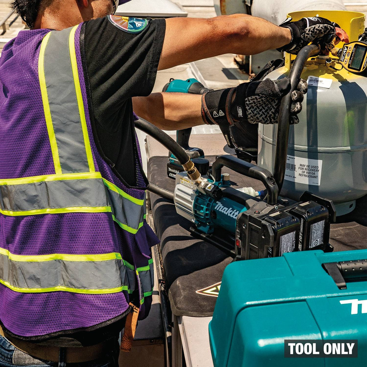 Makita DVP181ZK 36V (18V X2) LXT Cordless 4 CFM Dual-Stage Vacuum Pump, Tool Only - 17