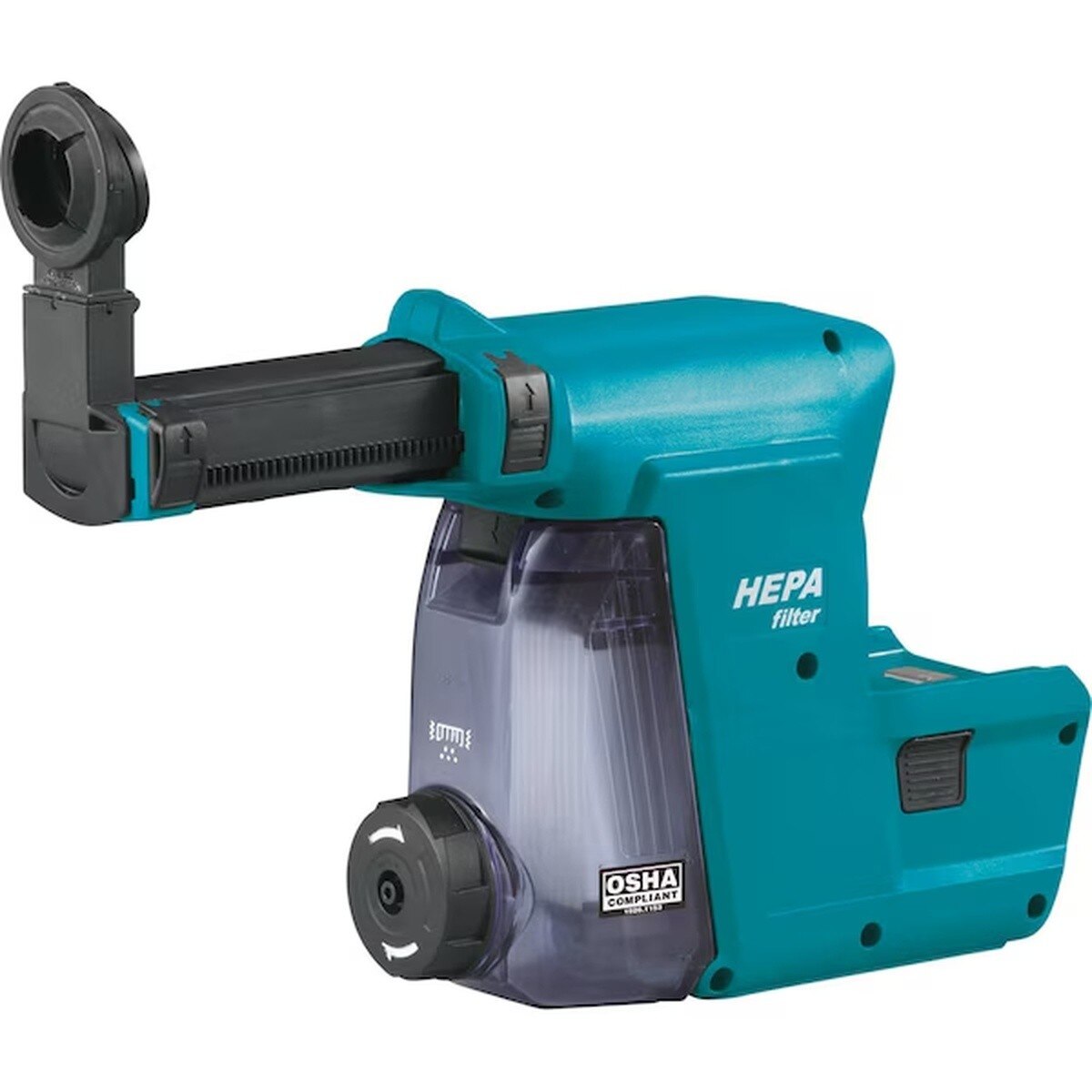 Makita DX06 HEPA Dust Extractor Attachment with Filter Cleaning Mechanism (1 Pack)