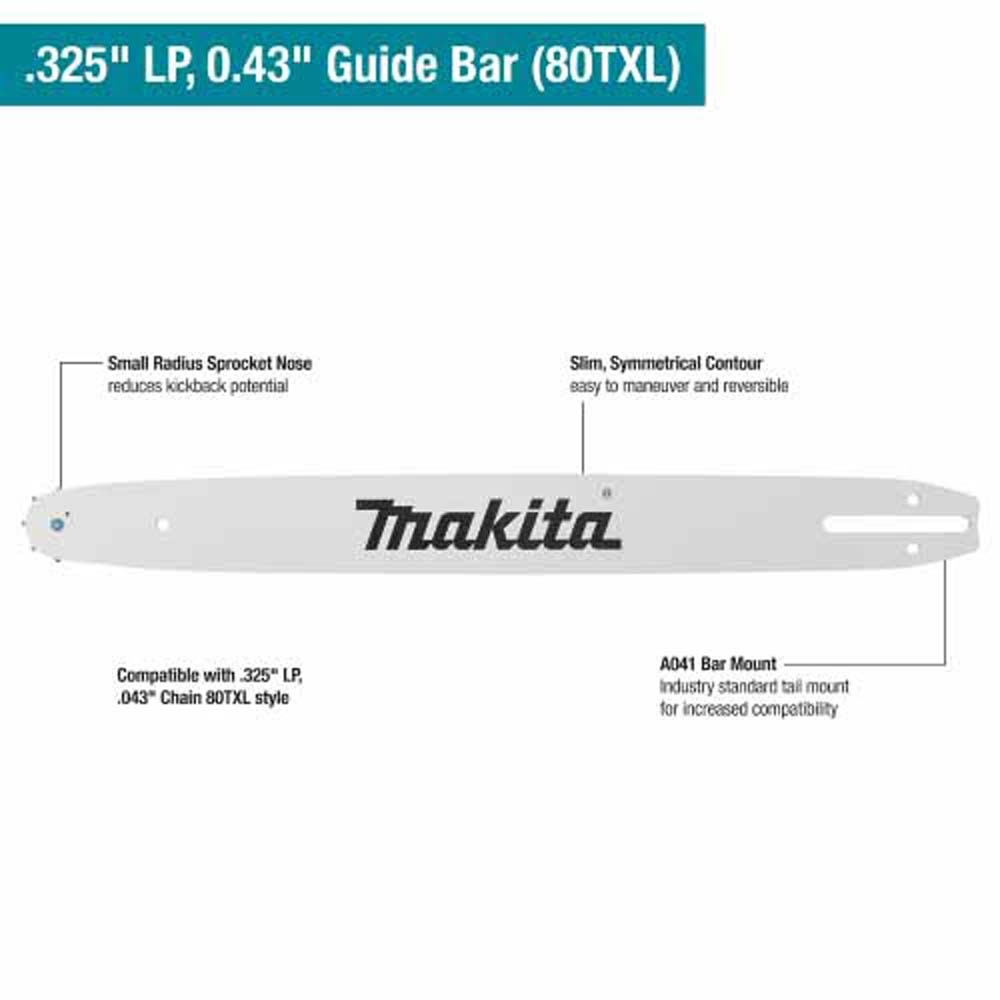Makita E-13150 18" Guide Bar, .325" LP, .043", A041, 70 - 2