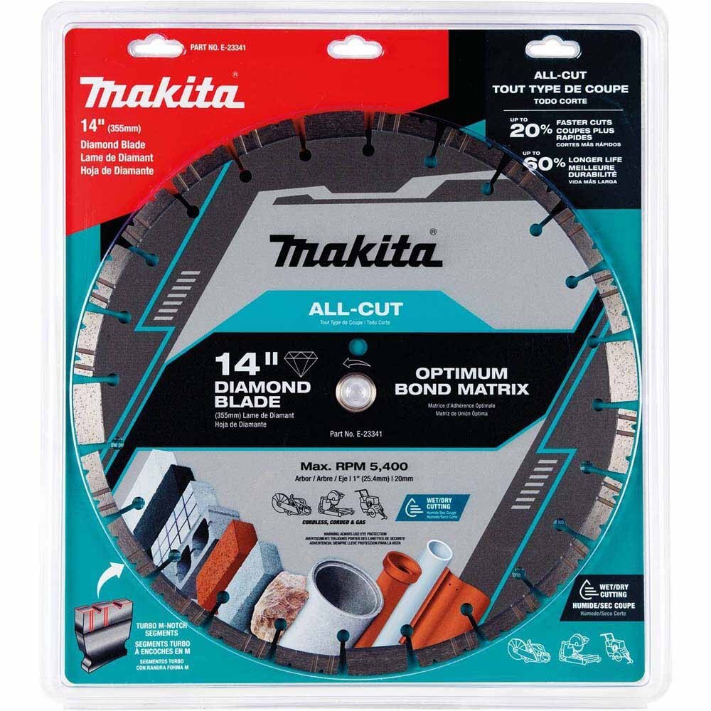 Makita E-23341 14" Segmented General Purpose All-Cut Diamond Blade - 2