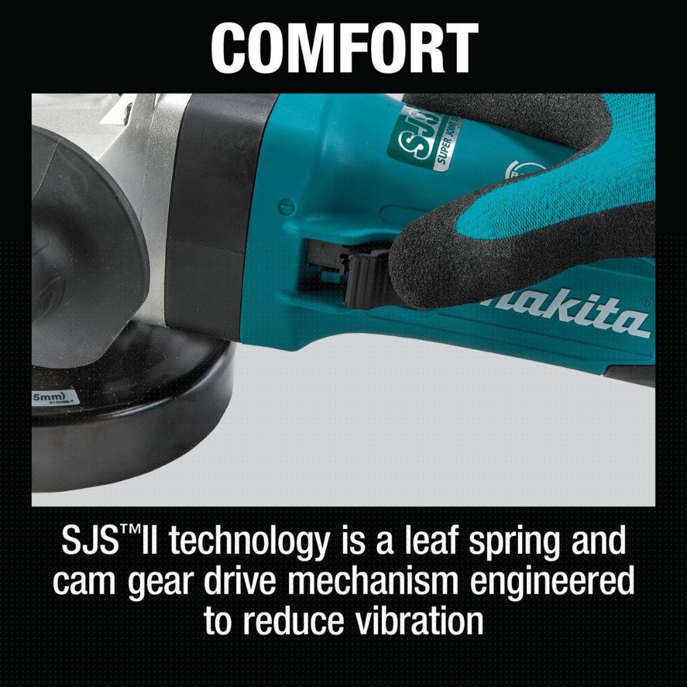 Makita GA4591 4-1/2" SJS II High-Power Angle Grinder w/Brake - 4