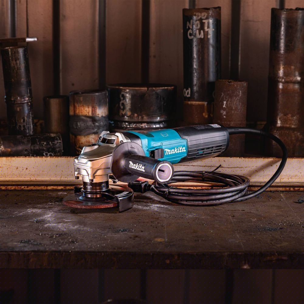 Makita GA4591 4-1/2" SJS II High-Power Angle Grinder w/Brake - 5