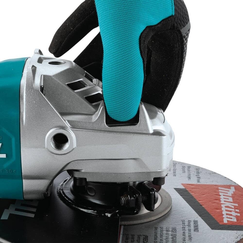 Makita GA9080 9" Angle Grinder, with Rotatable Handle, and Lock-On Switch - 8