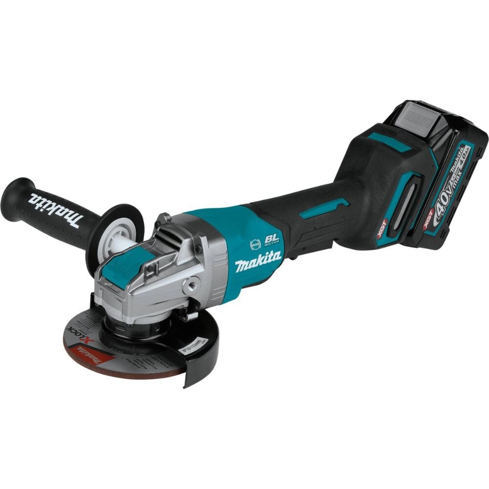 Makita GAG13M1 40V max XGT Brushless Cordless 4-1/2" / 5" X-LOCK Paddle Switch Angle Grinder Kit, with Electric Brake (4.0Ah) - 3