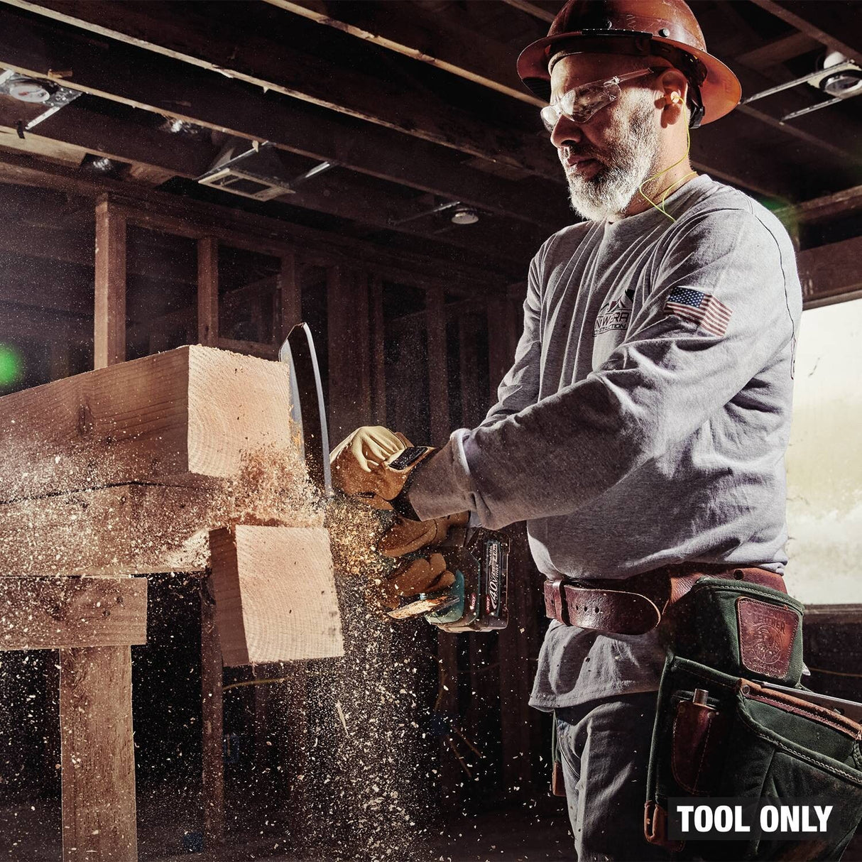 Makita GCU07Z 40V max XGT Brushless Cordless 6" Pruning Saw (Tool Only) – Compact, Lightweight - 9