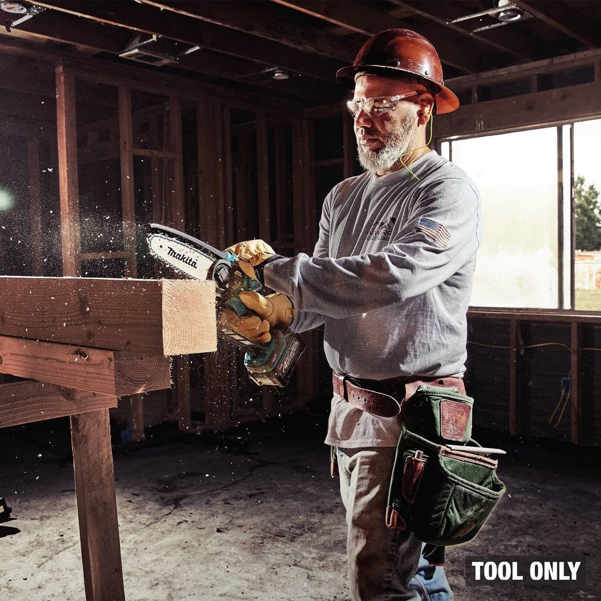 Makita GCU07Z 40V max XGT Brushless Cordless 6" Pruning Saw (Tool Only) – Compact, Lightweight - 10