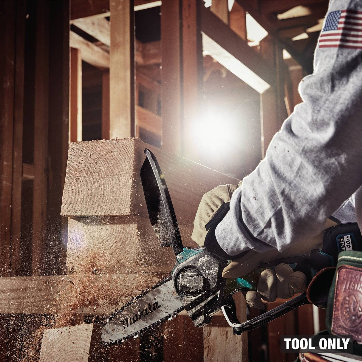 Makita GCU07Z 40V max XGT Brushless Cordless 6" Pruning Saw (Tool Only) – Compact, Lightweight - 11