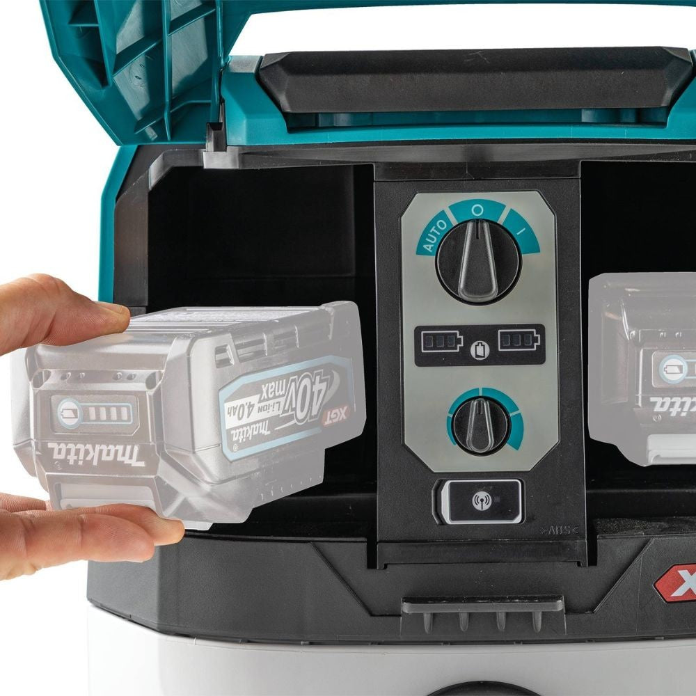Makita GCV04ZUX 40V max XGT Brushless Cordless 4 Gallon HEPA Filter Dry Dust Extractor, AWS, Tool Only - 8