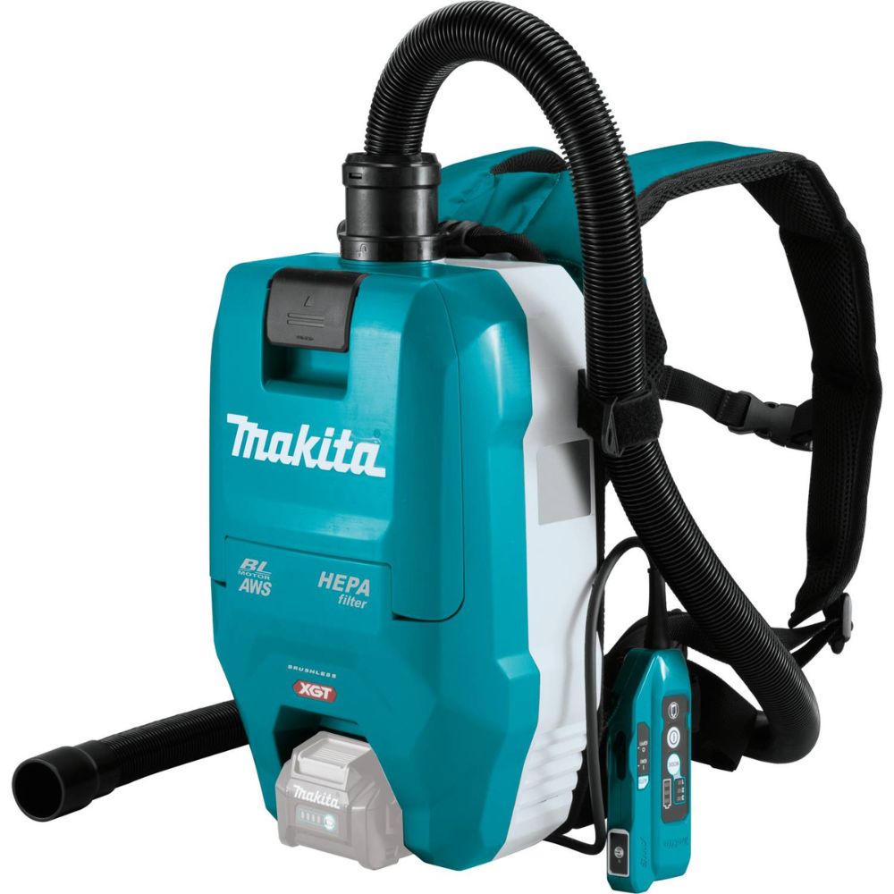 Makita GCV06Z 40V max XGT Brushless Cordless 1/2 Gallon HEPA Filter Backpack Dry Dust Extractor, AWS Capable, Tool Only - 4