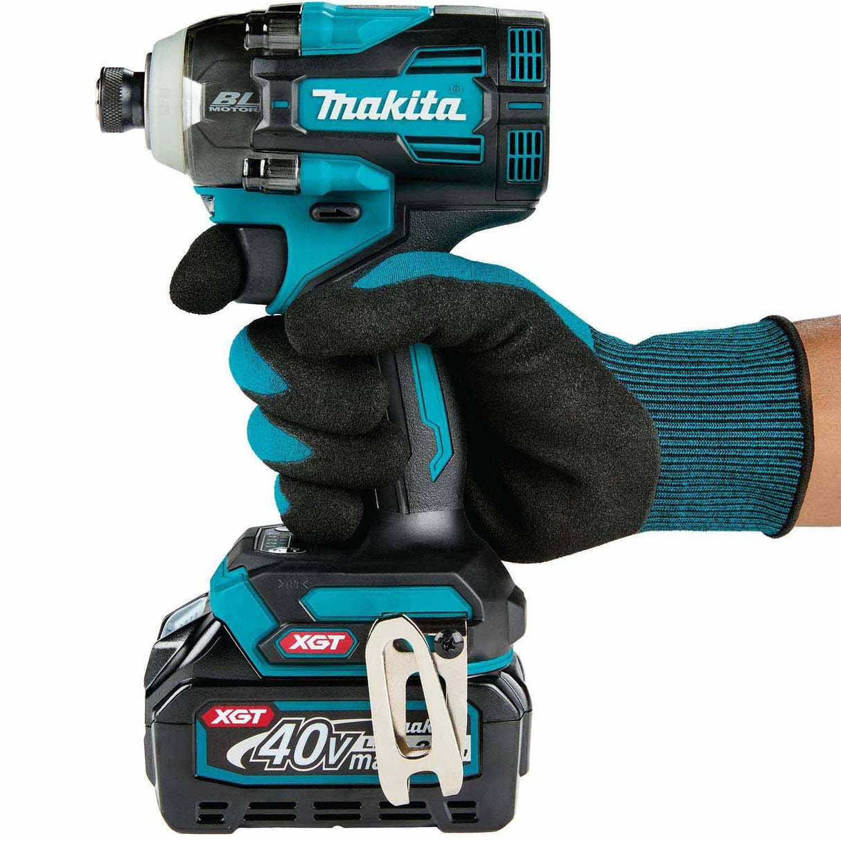 Makita GDT04D 40V max XGT Brushless High Torque 4-Speed Impact Driver Kit (2.5Ah Batteries) - 6