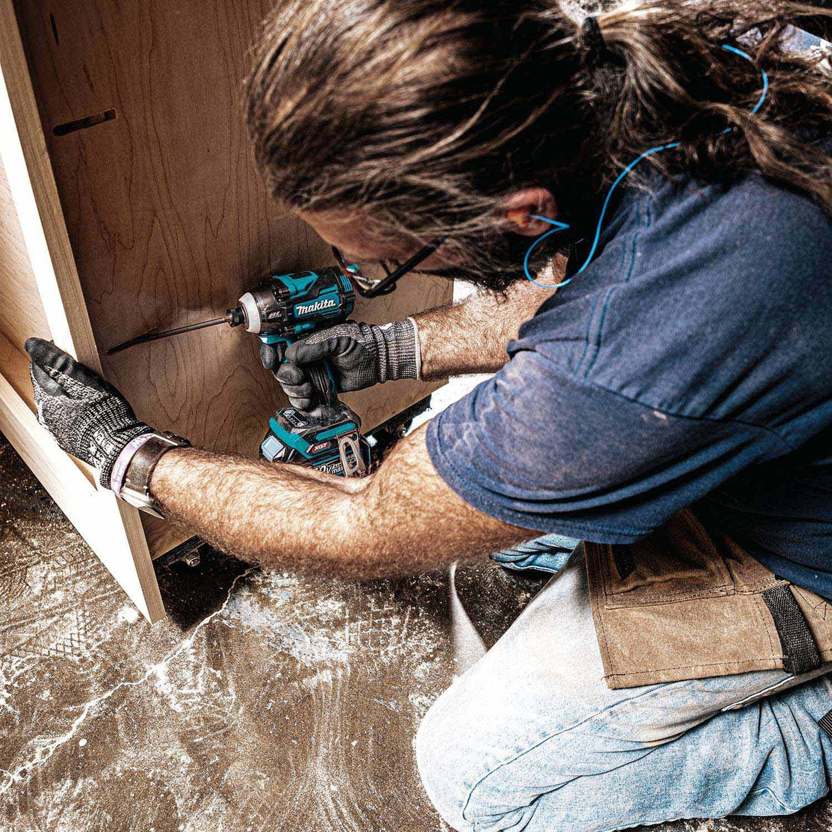 Makita GDT04D 40V max XGT Brushless High Torque 4-Speed Impact Driver Kit (2.5Ah Batteries) - 13