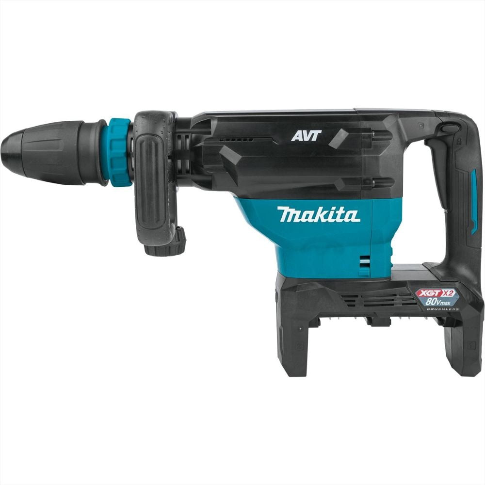 Makita GMH02Z 80V max (40V max X2) XGT Brushless 28 lb. AVT Demolition Hammer, accepts SDS-MAX bits, AWS Capable (Tool Only) - 3